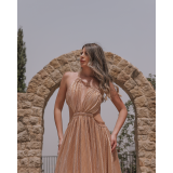 LONG DRESS GOLD